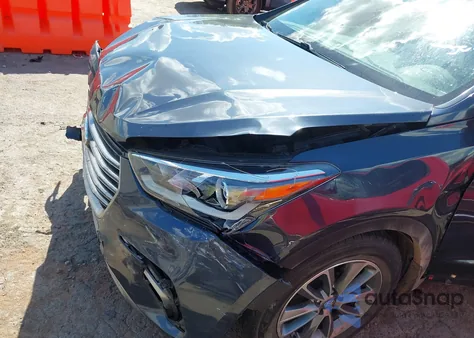 2017 Hyundai Santa Fe Se из США, поврежденный, VIN KM8SN4HF5HU205582